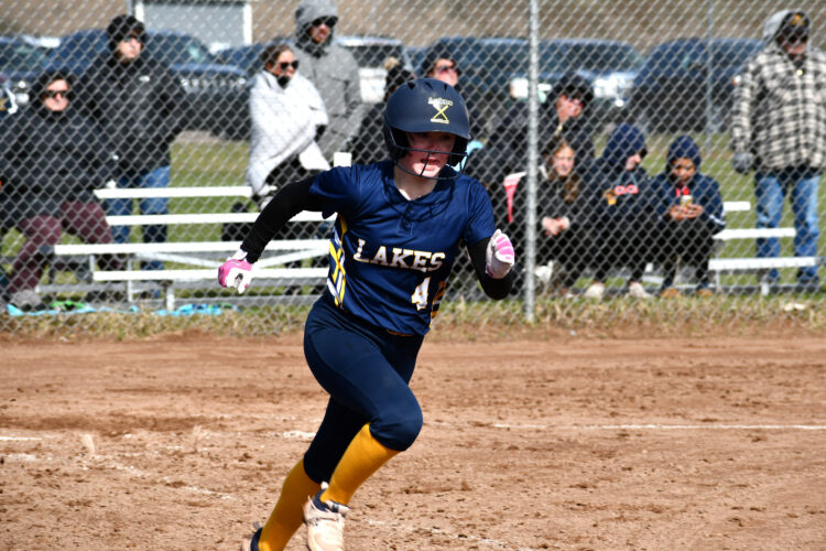 Lakes softball sinks Norway in doubleheader with potent offense
